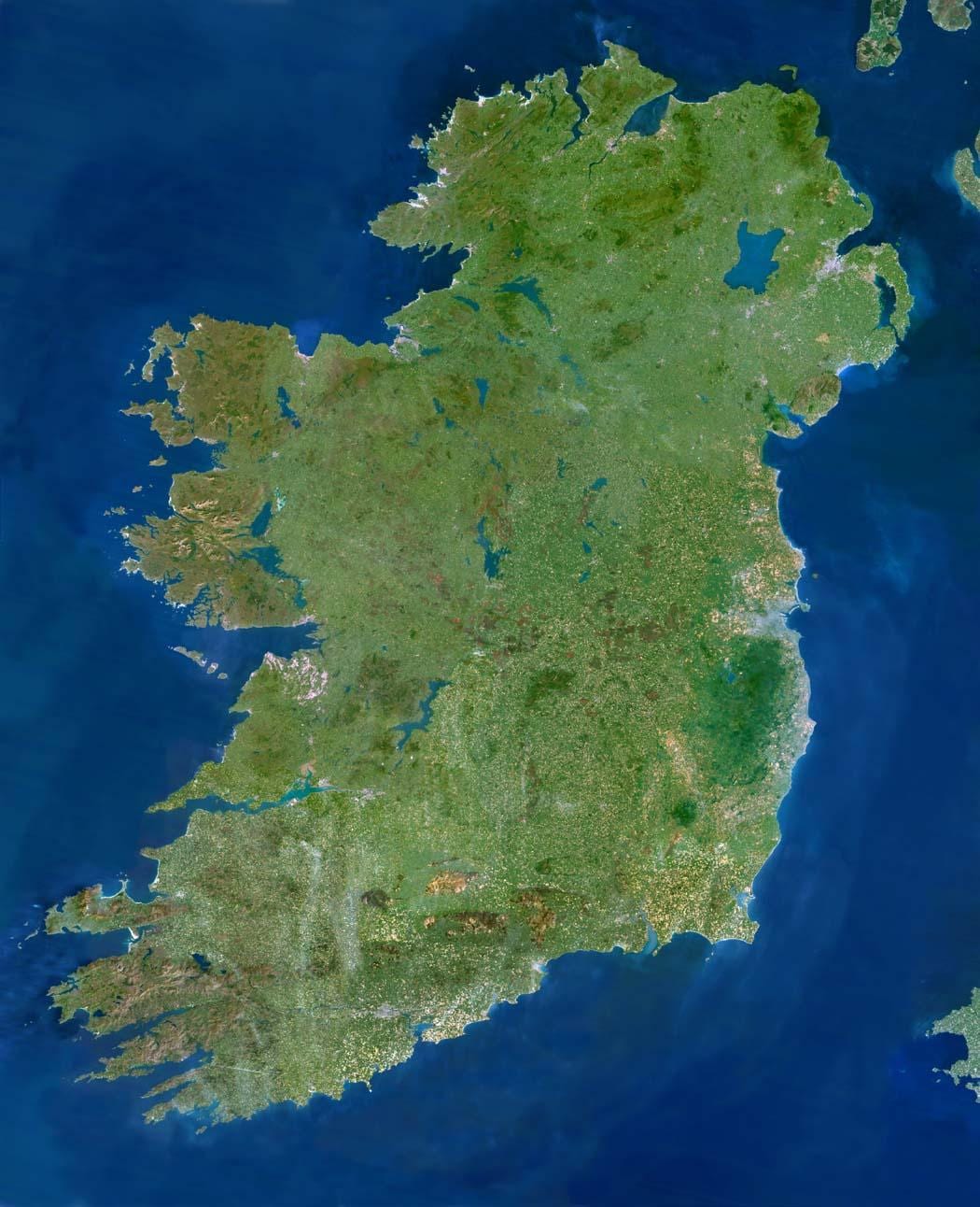 mapa de canals mapa d'irlanda
