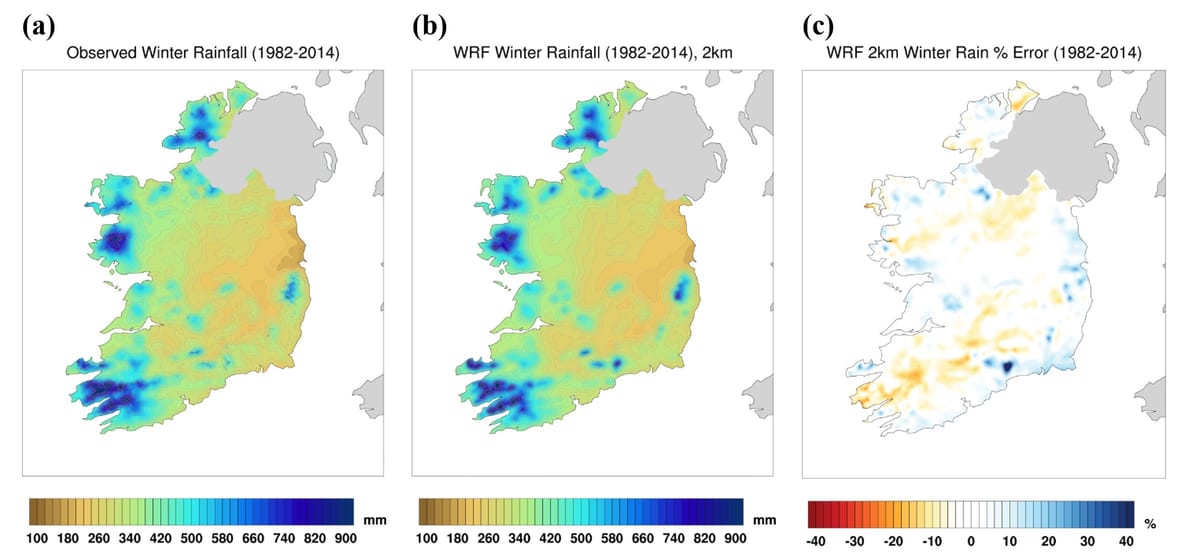 mapa d'irlanda climàtic