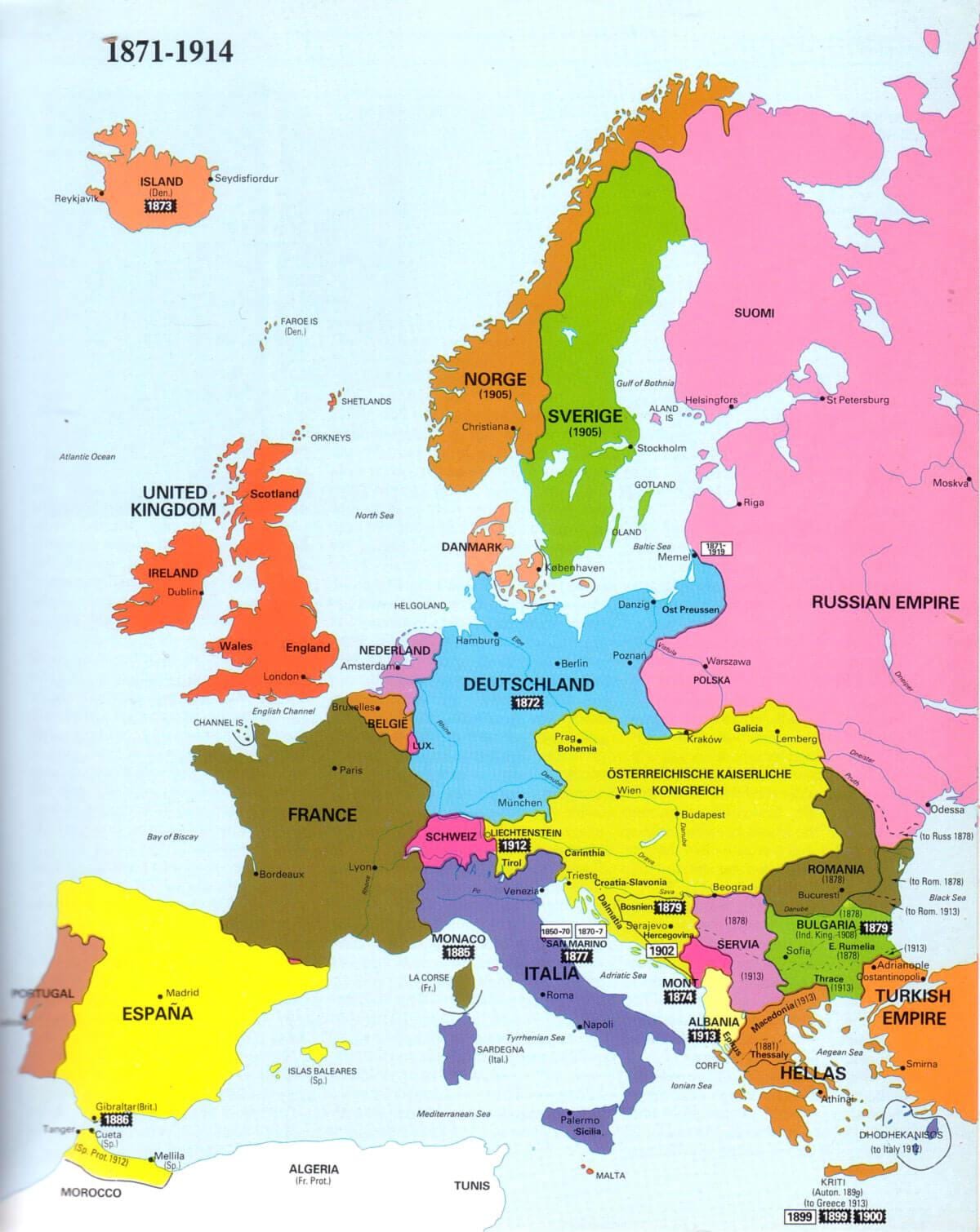 mapa d'irlanda i europa