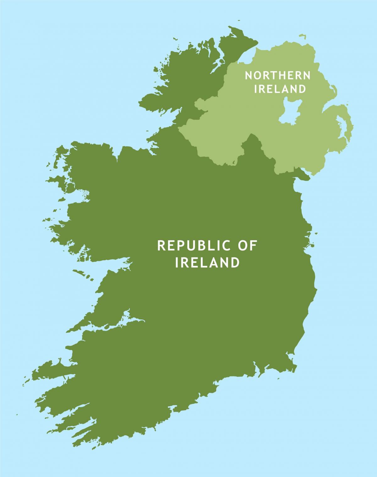 mapa de carreteres de la república d'irlanda