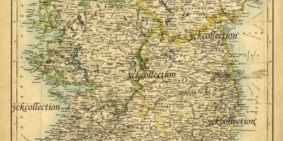Antic mapa d'irlanda