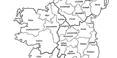 Esbós mapa d'irlanda