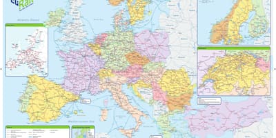 Mapa de eurail irlanda
