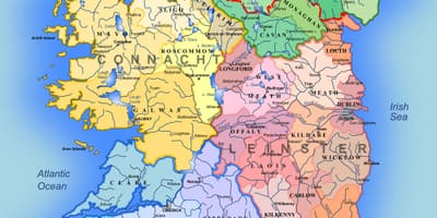 Gran mapa detallat d'irlanda