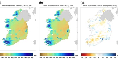 Mapa d'irlanda climàtic