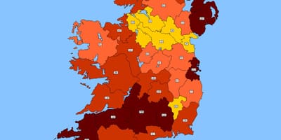 Mapa d'irlanda codi postal