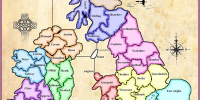 Mapa de mapa d'irlanda joc