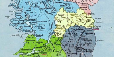 Mapa de megalític irlanda 