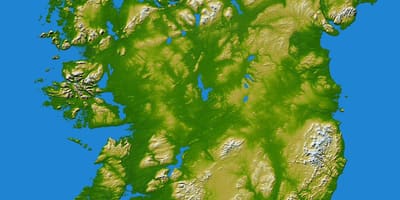 Irlanda serres mapa