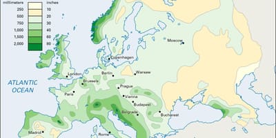 Les precipitacions mapa irlanda